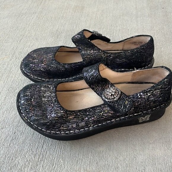 ALEGRIA PALOMA PRO TOTALLY CELLULAR Mary Jane Clog shoes size 37 - Picture 5 of 9